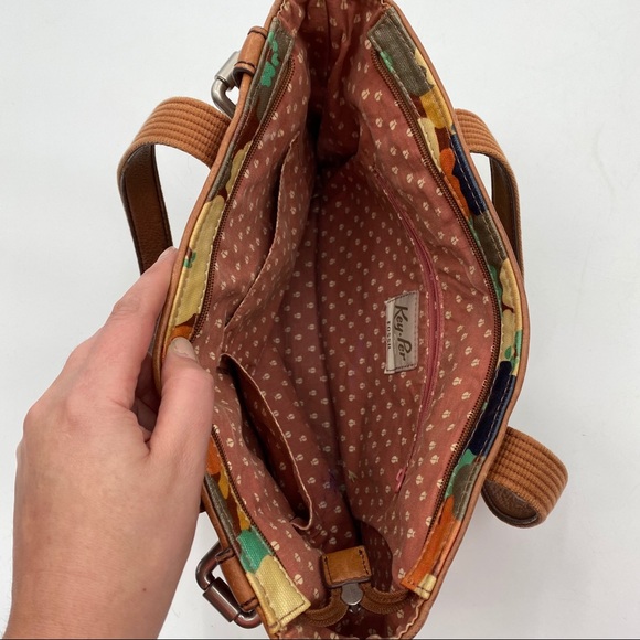 FOSSIL Key Per Canvas Coated Tote Floral Large - Picture 15 of 16